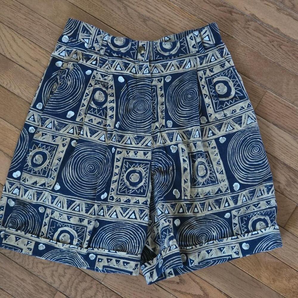 Vintage 90s y2k rafaella linen shorts sz 8